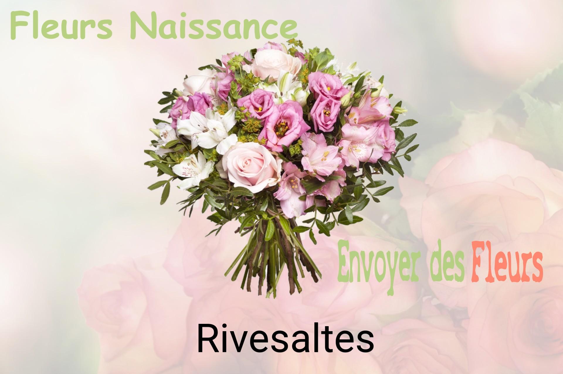 Bouquet de fleurs de naissance livré à Rivesaltes
